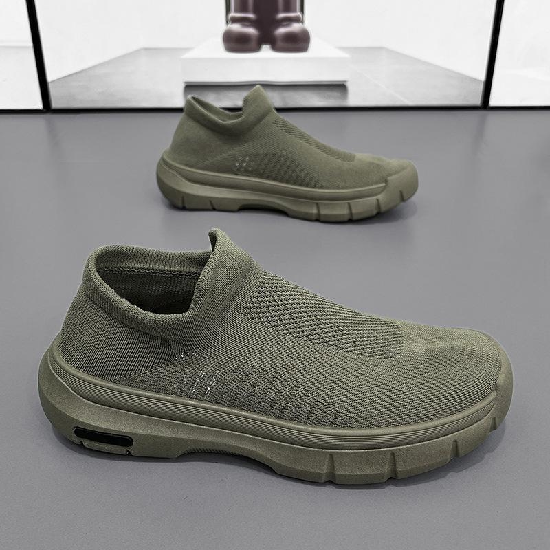 Fashion Fashion Flat Sole Casual Men's Shoes 2024 New Mesh Breathable Comfort Sneakers Men Lightweight Soft Sole Shoes Zapatillas Hombre