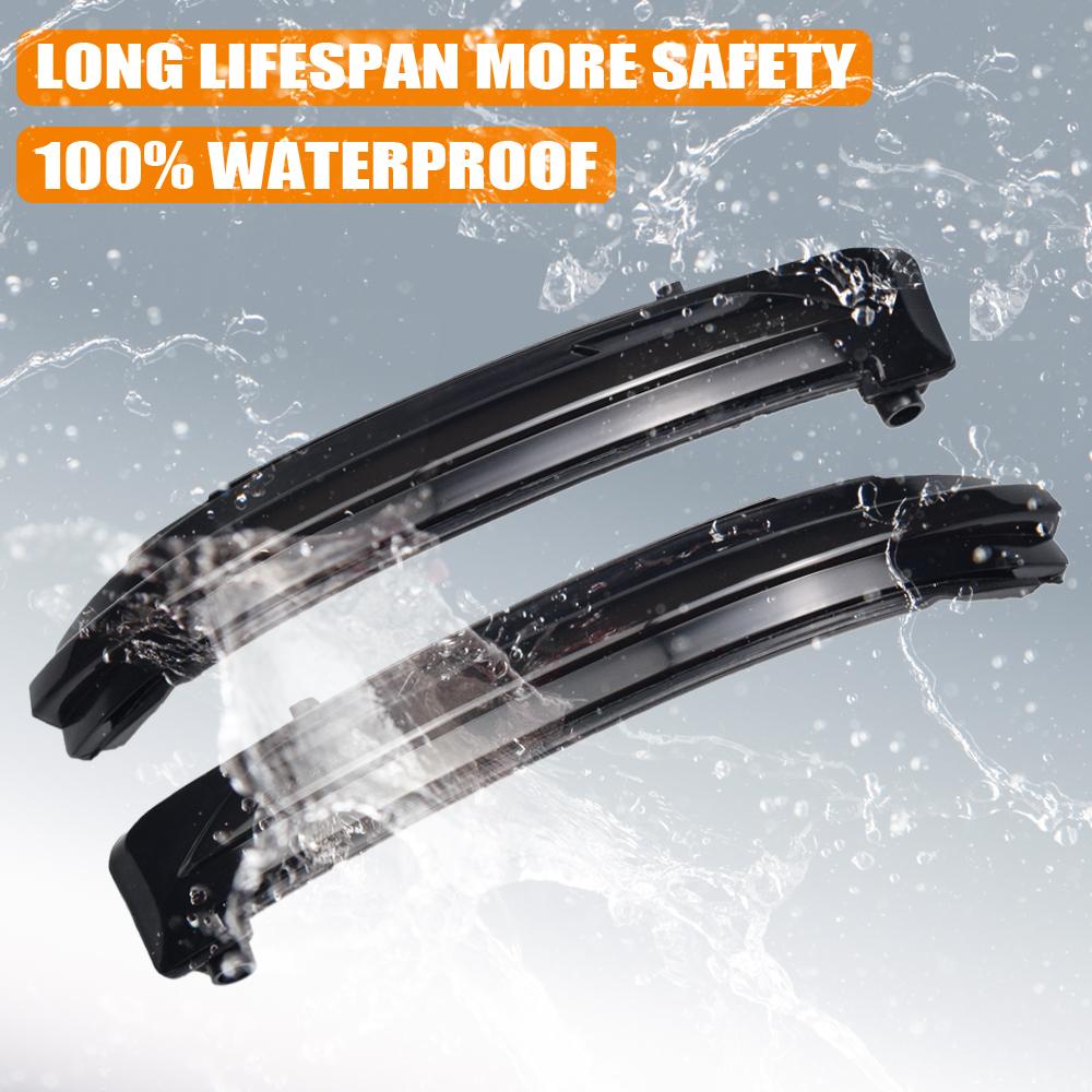 Светодиодный боковой зеркальный динамический указатель поворота, последовательный светильник для Nissan X-Trail T32 Rogue Qashqai J11 Murano Z52 Juke Navara