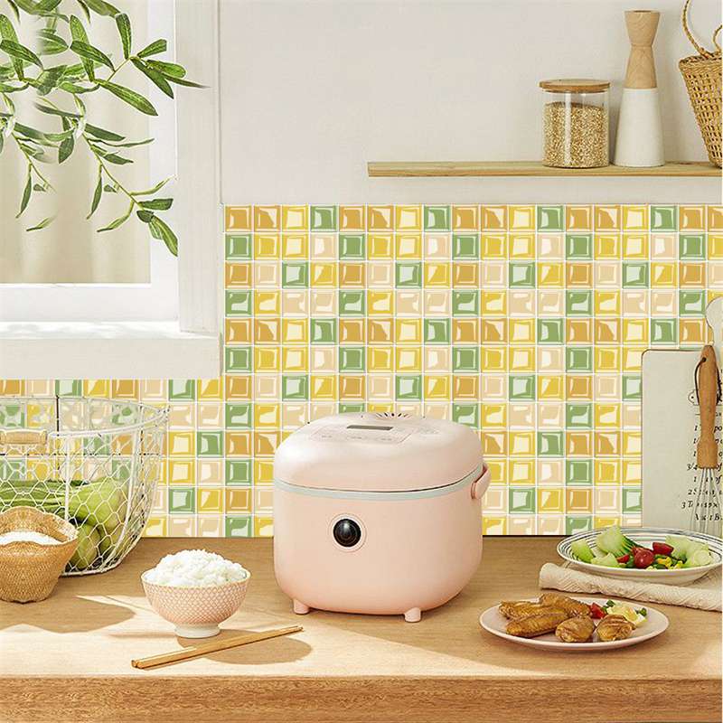Стеклянная наклейка Tilediy, трансграничная настенная наклейка, напольная MSC105-124, 3D мозаика, кристаллическая плитка, наклейка, напольная наклейка, самоклеящаяся