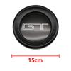 BQYI9 15CM ABS Car Tail Emblem Trunk Round Badge Sticker For Ford Mustang 5.0 ROUSH SHELBY GT 500 Cobra LAGUNA Tail Box Cobra Shape GT