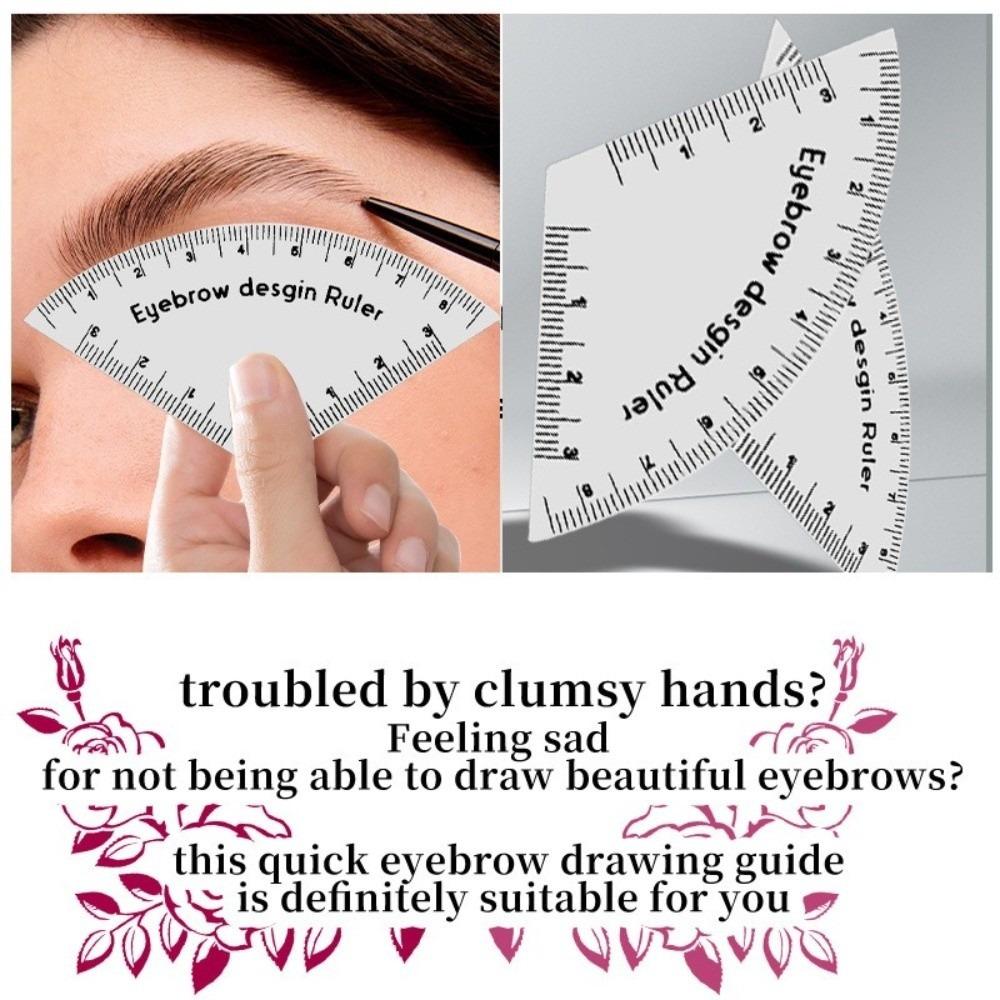 Shaping Brow Shaping Stencil Durable Drawing Eyebrow Desgin Ruler  Tattoo Supplies