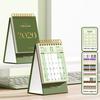 Мини настольный календарь 2026 Янв.2026 - Дек.2026 12-месячный планировщик Двойной проволочный переплет Стоячий перекидной Маленький настольный календарь для дома и офиса
