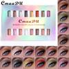 CmaaDu 16 цветов 8 установленных жемчужных водных теней для век