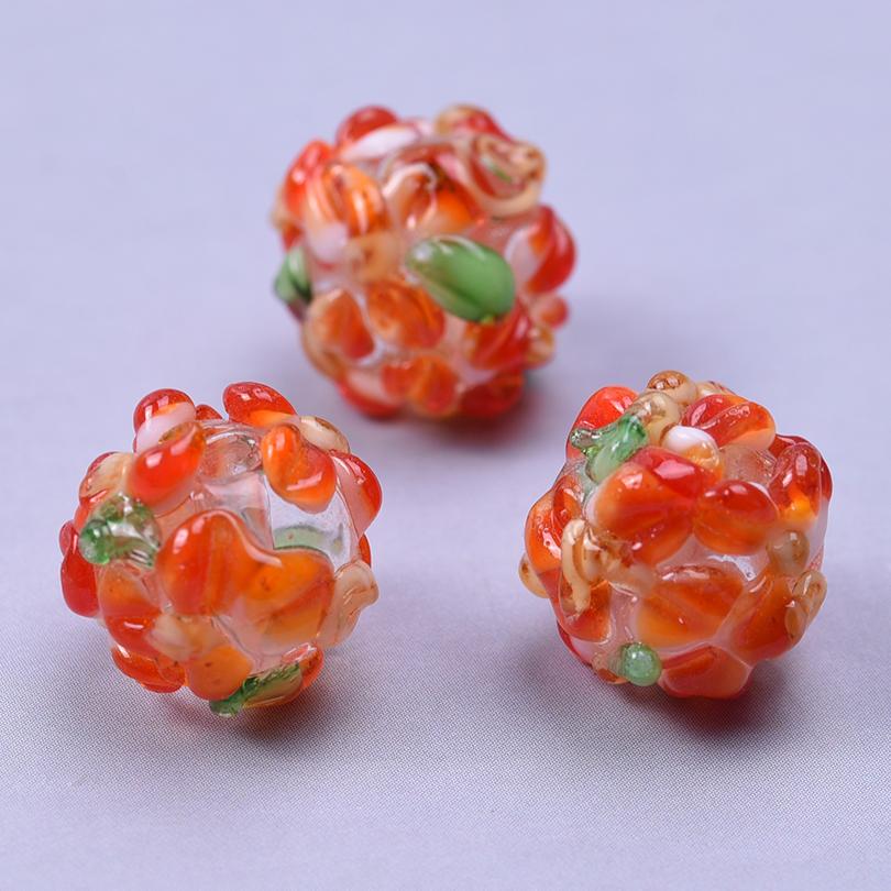 5pcs Yellow Cute Bee Charm Beads For Jewelry Making Supplies Glass Materials Animal Spacer/Loose Bead DIY Bracelets Accessories