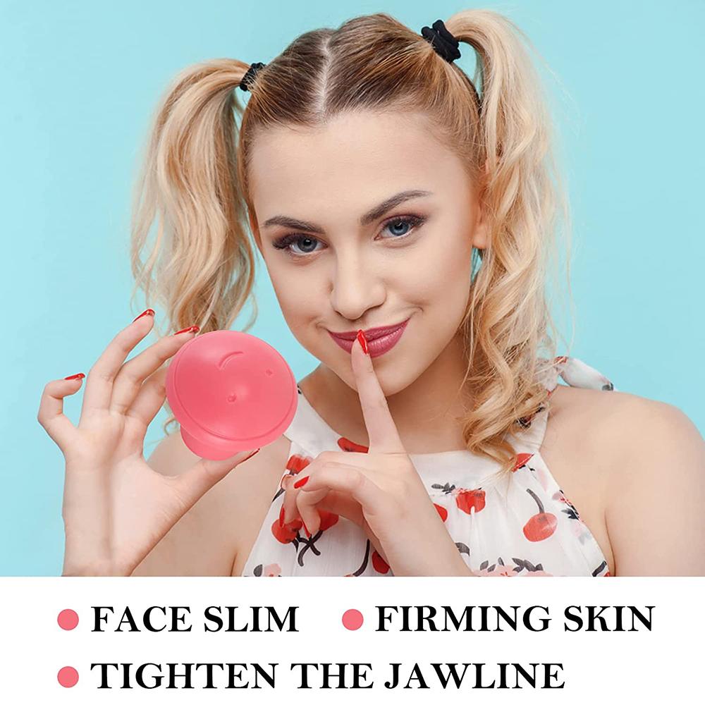 Силикагель, тренажер для рта, челюсти, инструмент для подтяжки лица, подбородок, V-образный лифтинг лица, двойной тонкий тренажер для удаления морщин, дыхательный тренажер