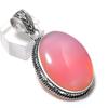 Ювелирный кулон из натурального розового опала 925 пробы из серебра 2,09 дюйма Q2r31