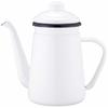 Enamel Coffee Pot, 1.1L, White, Fesca, HB-731
