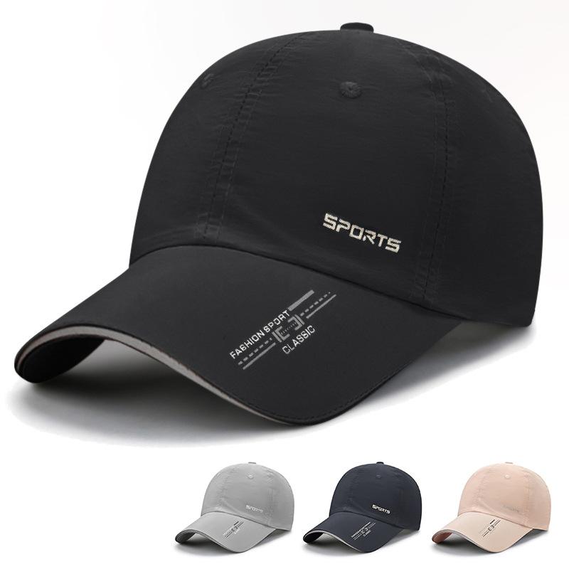 Men's Baseball Cap Outdoor Quick-Drying Cap Printed Sunshade Hat Women's Sunscreen Hat