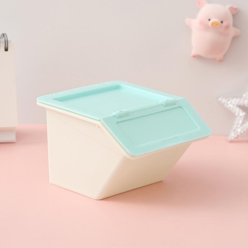 Japanese & Korean Cute Girlish Student Mini Storage Box & Rack - Pink