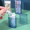 Plastic Cotton Swab Holder Storage Box Pick Dispenser  for Teeth Cleaning Cotton Swab