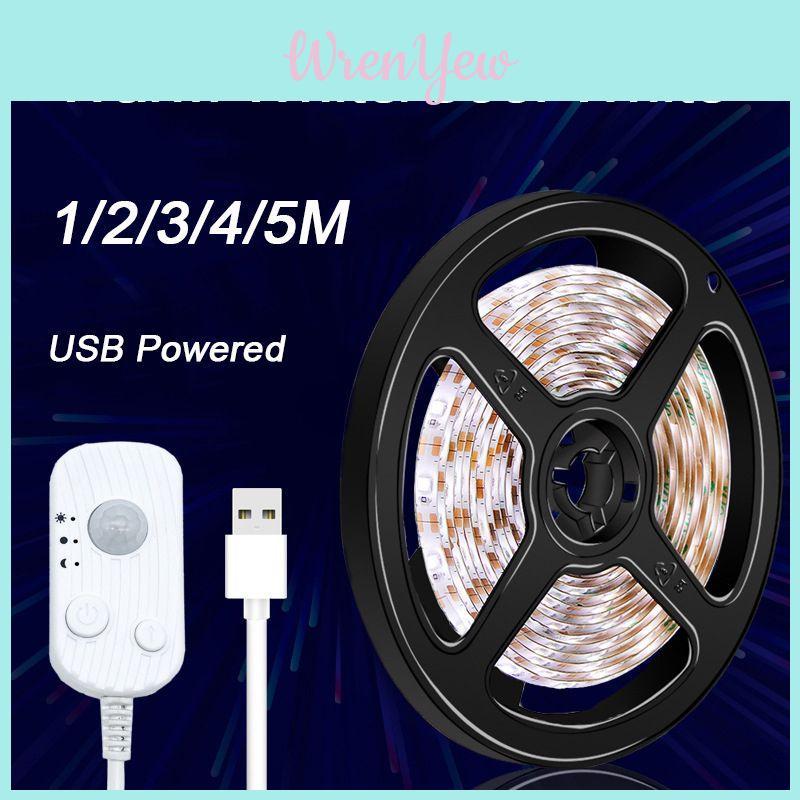 Премиальные светодиодные ленты 1-5 м с питанием от USB и датчиком движения PIR для современных пространств
