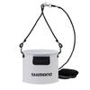 SHIMANO Water Bucket Real White 19cm BK-053Q