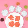2023 New 4pcs Halloween Cookie Cutters Cake Tools Cutter Set Biscuit Pumpkin Ghost House Fondant Mould Baking Sugarcraft Mold