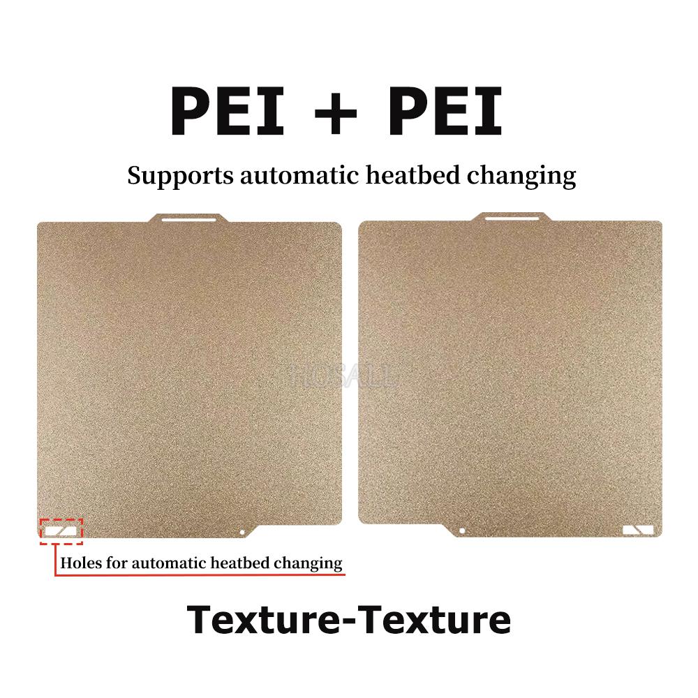 X1C P1P P1S A1 X1 Строительная пластина для Bambu Lab Пластина Гладкий лист PEI PEO PET для 3D-принтера Bambulabs x1 p1p Пластина с эффектом подогреваемого стола