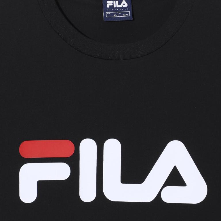 Fila Футболки Унисекс Черные С Круглым Вырезом FS262RS01X018-BLK