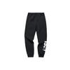Letter Print Drawstring Cuffed Sweatpants Men Bottoms Black 152111307-3