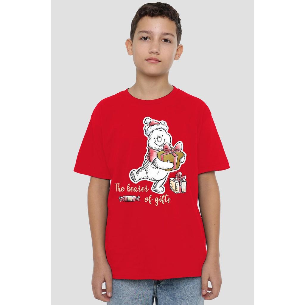 Winnie the Pooh Childrens/Kids The Bearer Of Christmas Gifts T-Shirt