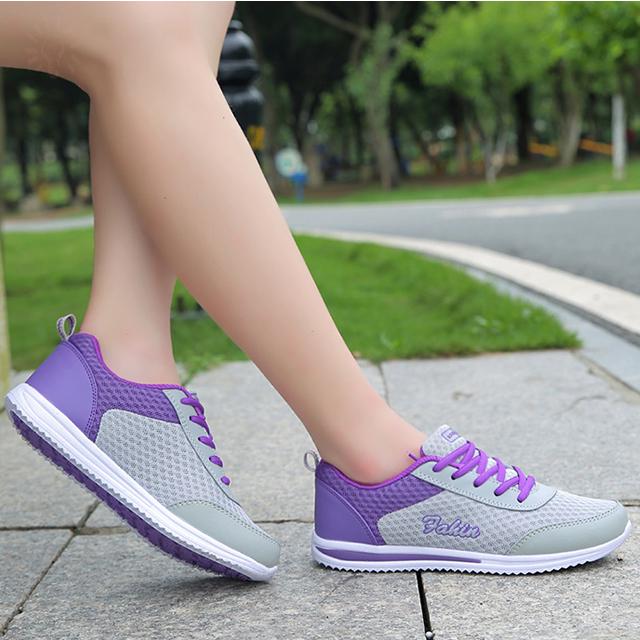 Women'S Sneakers Comfortable Women'S Shoes Fashion Women'S Summer Sneakers Mesh Sneaker Woman Lace Up Tenis Designer Shoes