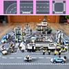 Children's Toys Building Blocks Base Plate City Street Scene Crossroads D-intersection Straight Turning Compatible with