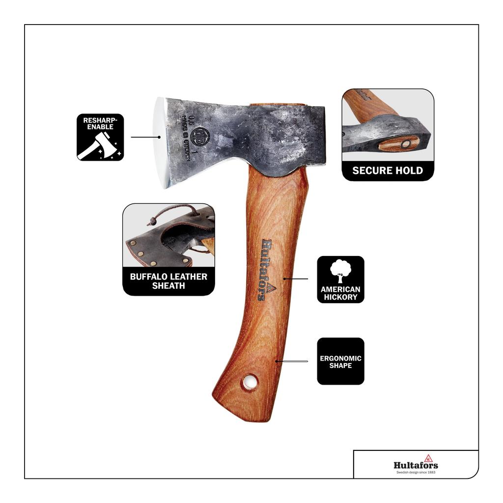 Hultafors Outdoor Climbing Axe Auger Fun Mini Hatchet AV08417600