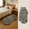 Non-Slip Cat-Shaped Area Rug Easy to Clean Cartoon Carpet High Quality Home Decor Carpet  Bedrooms