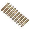 M6 Hanger Bolts, 24-Piece Set, Double-Ended Screws, 30mm Dowel Screws, Double-Ended Screws for Connecting Wooden Furniture, Joints, Repairs, an