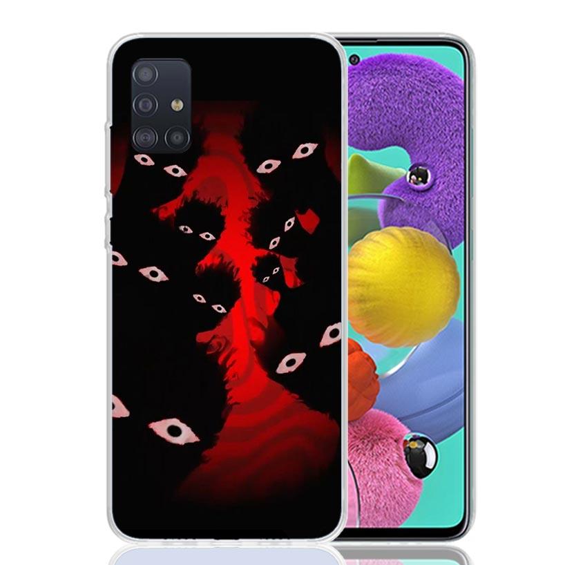 Scary Face Eyes Phone Case for Samsung Galaxy A52 A51 A50S A12 A22 A32 A72 A10S A30S A31 A71 Note 20 Ultra 10 Plus S10 Galaxy A5