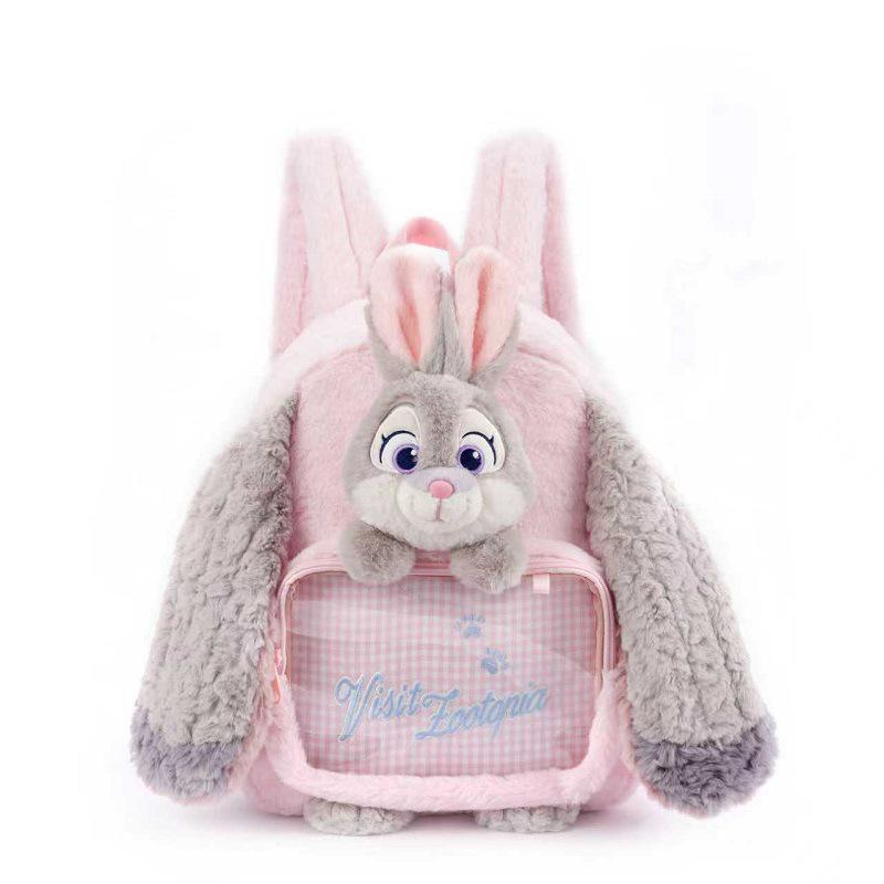 Genuine Disney Zootopia Judy & Nick Plush Crossbody Bag