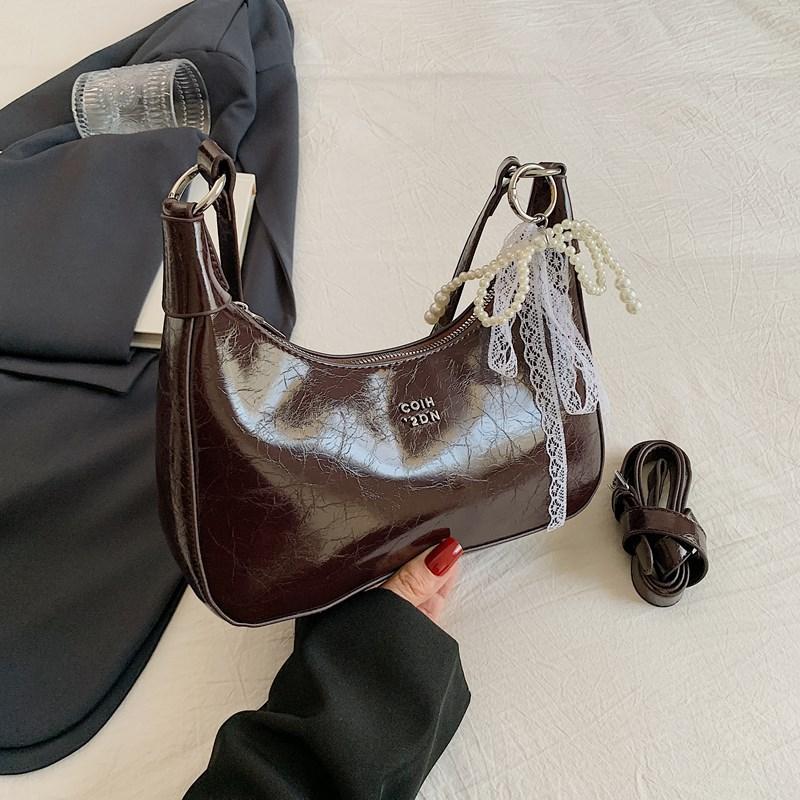 Сумка под мышкой премиум-текстуры женская 2025 новая трендовая летняя в иностранном стиле на плечо женская сумка универсальная с косым ремнем женская сумка