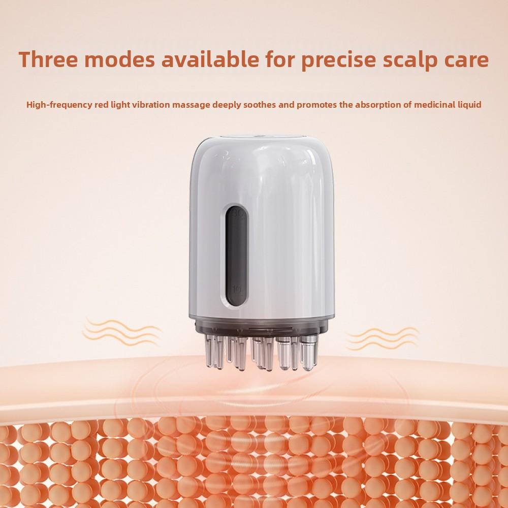 Smart Scalp Applicator Electric Massager Hair Serum Oil Applicator Device with Roller Ball for Hair Care Home Travel