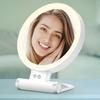 LED Lighted Makeup Mirror 5/10/20/30X Magnifying Double-sided Cosmetic Mirror with Light USB Rechargeable Adjustable Brightness Portable