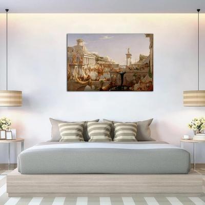 Древнегреческий замок Карнавал Настенное искусство Картина Постер Ренессанс и Классицизм Холст Настенное искусство Декор для гостиной Спальни Современное масло