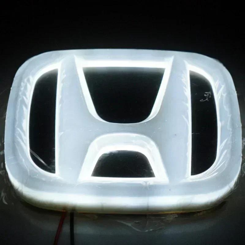 Car Front Grille LED Rear Trunk Emblem Light Badge Sticker for Honda Accord Odyssey CRV Jazz Civic CITY Crosstour Inspire Pilot ahw256