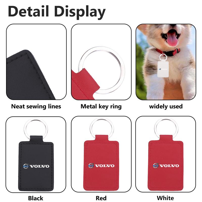 Luxury Men Women Key Chain Fashion Keychain Durable Leather For Volvo V40 V60 C30 C70 S60 S80 S90 XC40 XC60 XC70 XC90 T6