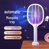 Electric Mosquito Swatter: Folding, Handheld, Rechargeable with Automatic Luring and Killing Lamp