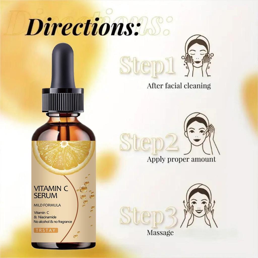 TRSTAY Facial Essence Use Vitamin C Pigment To Remove Black Spots, Whiten Facial Essence, Whiten Skin Care Products, Beauty and Health Care