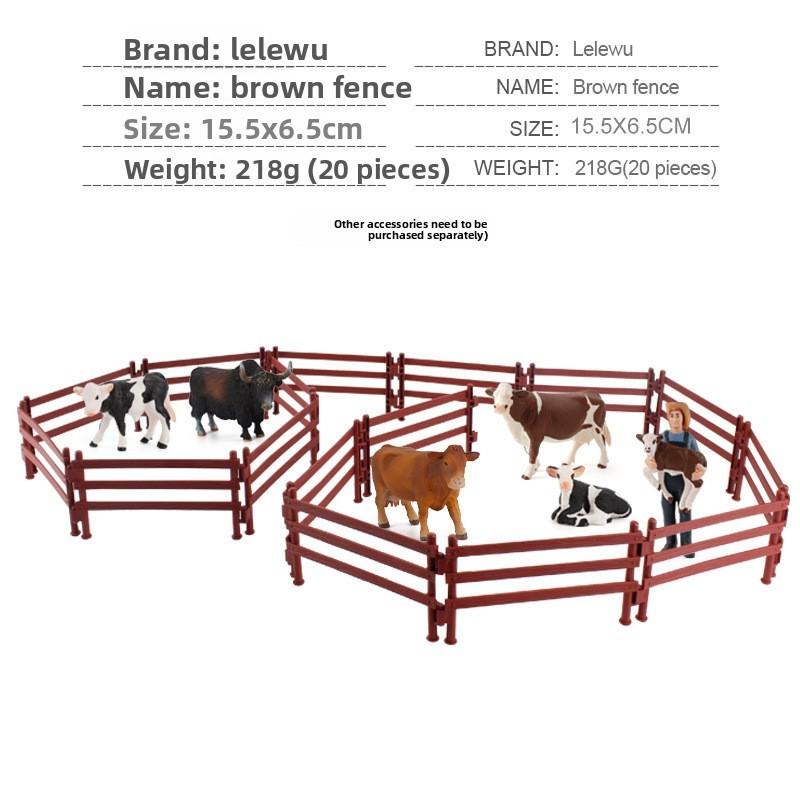 ПВХ Набор «Сцена из жизни на ферме» с несколькими секциями для образовательных игр и декора