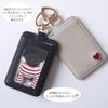 Женский держатель для проездных билетов Leathertone из натуральной кожи с подвеской-сердечком, вмещает 2 IC-карты и имеет милый дизайн с натуральными камнями. Стильный и элегантный ID