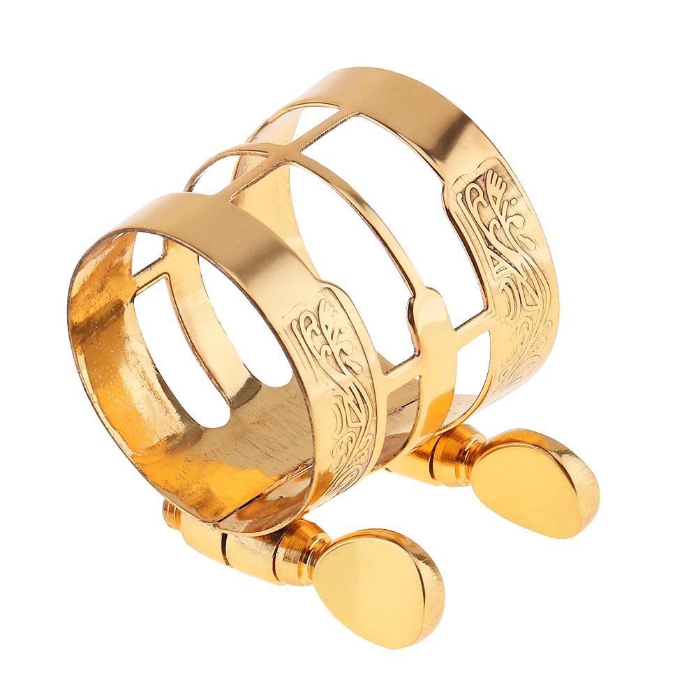 Alto Saxophone Carved Metal Ligature Alto Sax Clarinet Mouthpiece Ligature