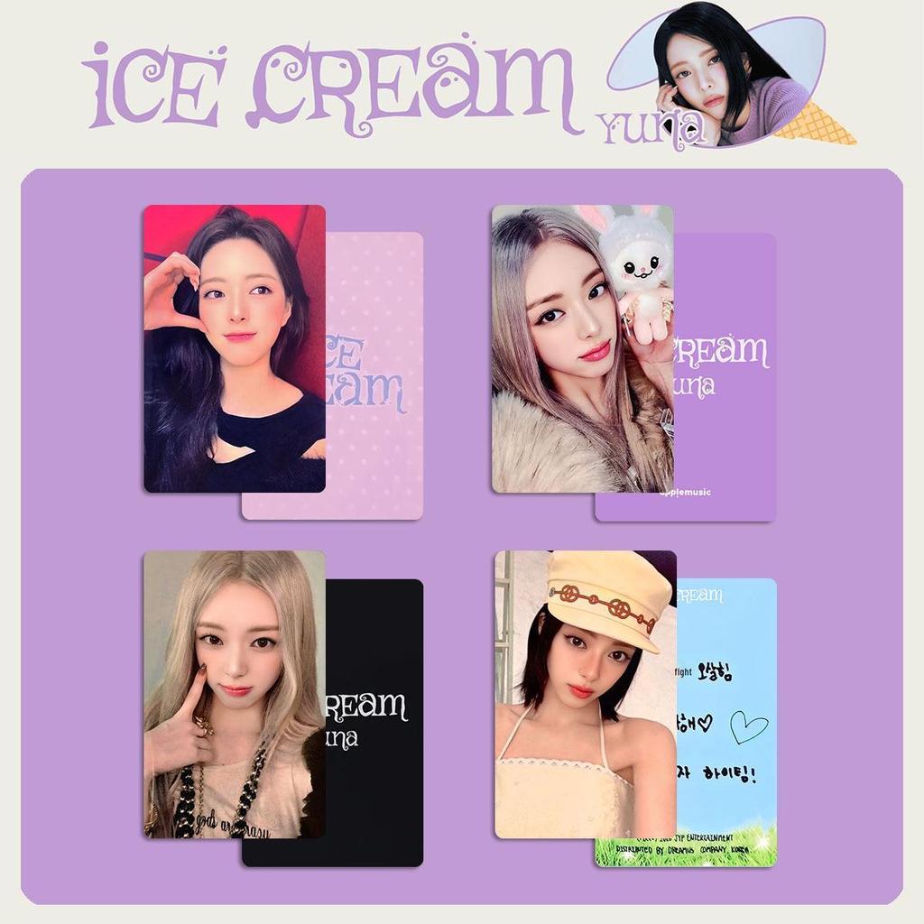 ЮНА Шин Юна СОЛО Фотокарточка ITZY Лестница ICE CREAM Альбом Бонус PB Карта