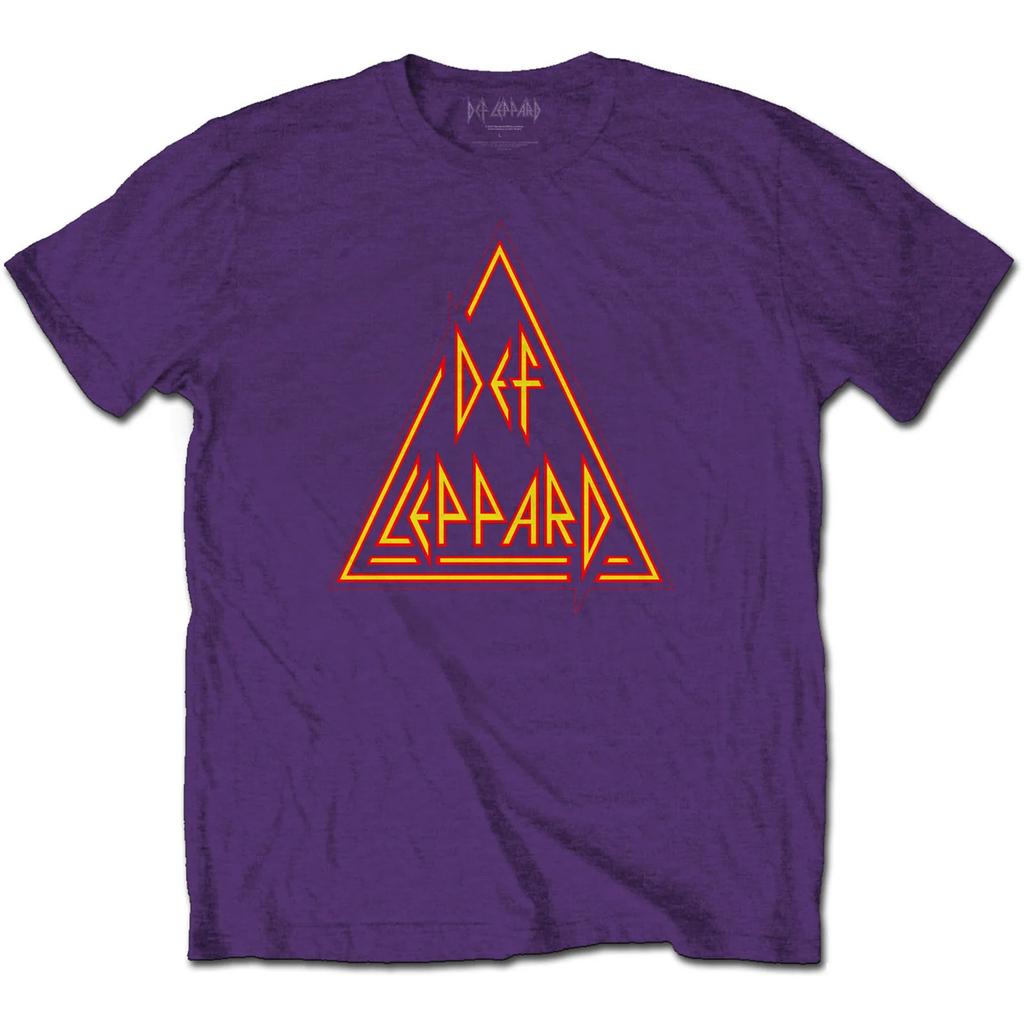 Def Leppard TShirt Classic Triangle Logo OFFICIAL NEW
