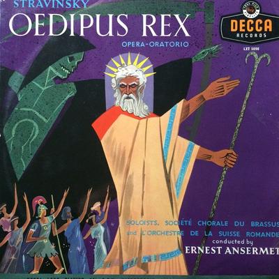 Грампластинка СТРАВИНСКИЙ, L'ORCHESTRE DE LA SUISS - Царь Эдип Опера-оратория LXT5098 Decca 1956 Великобритания Классика Б/у