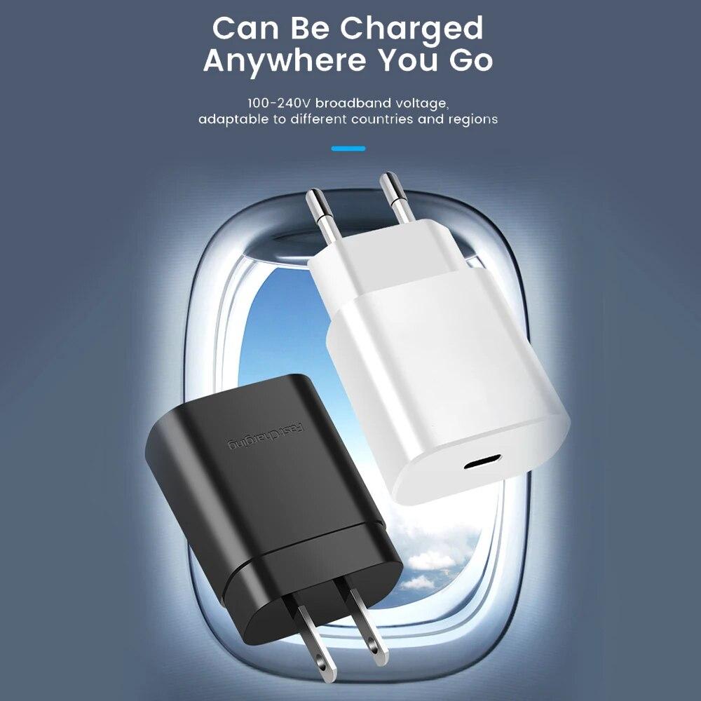 25 Вт USB зарядное устройство QC 3.0 быстрая зарядка для Samsung S20 S21 зарядное устройство для мобильного телефона портативное настенное мобильное зарядное устройство быстрая зарядка