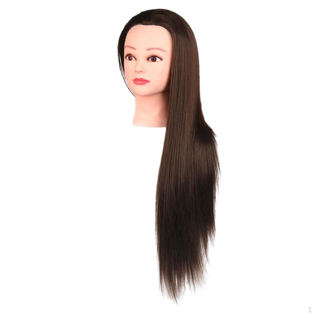 Hair Training Head Manikin Doll Mannequin Long for DIY Cutting