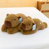 Party Style Capibara Throw Pillow Plush Toy Gold Mink Water Guinea Pig Doll Children's Soothing Doll Supermarket Doll