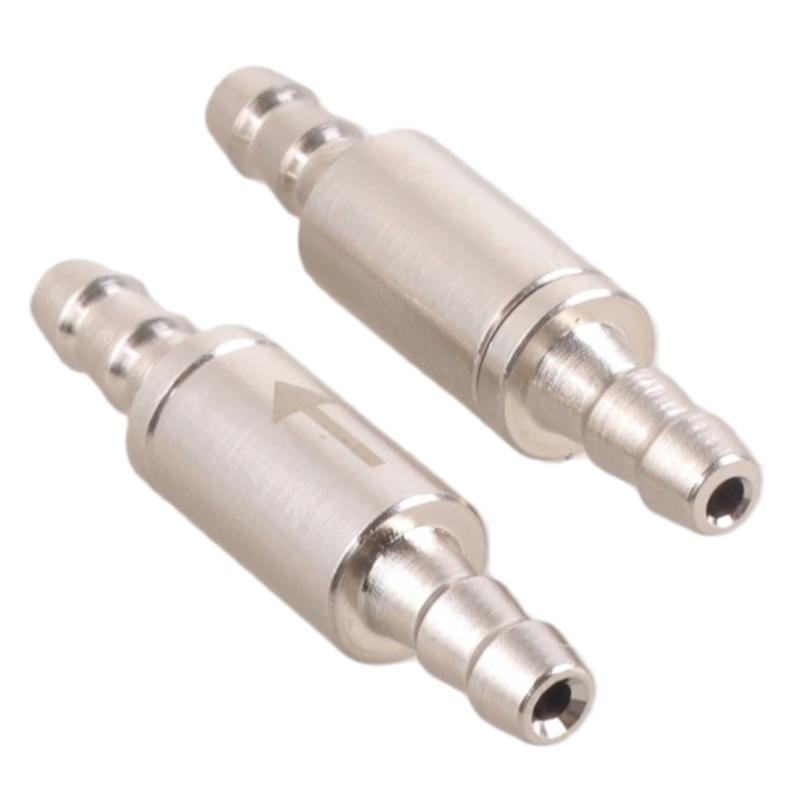 2PCS 360 Degree Rotatable Check Valves Set Low Noise For CO2 Systems Carbon Dioxide Diffuser Fish Tank Accessories