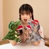 Open-mouthed Dinosaur Hand Puppet Plush Toy Tyrannosaurus Rex Stegosaurus Ventriloquist Hand Puppet Kindergarten Stage Performance Props