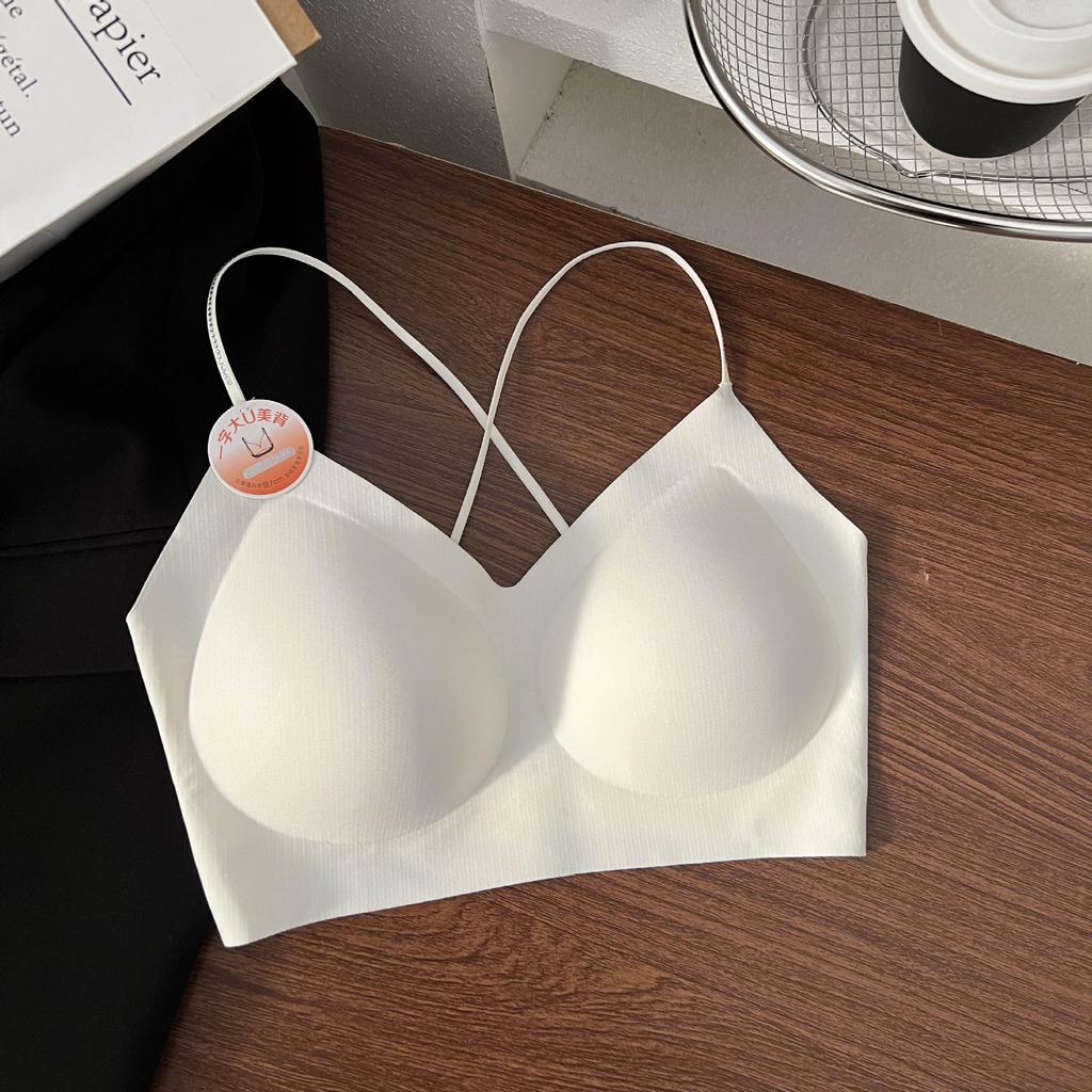 Easy low waist beauty back large U back seamless full fixe cup founation skin