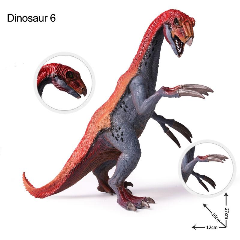 34style Prehistoric Dinosaurs World Pterodactyl Tyrannosaurus Animals Model Action Figures PVC Dinosaur Mouth Can Open and Close For Kids Gift