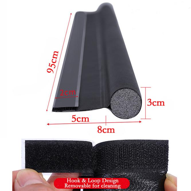 Door Draft Stopper Weather Stripping Door Sweep Adjustable Under Door Draft Blocker Insulator Weatherstrip